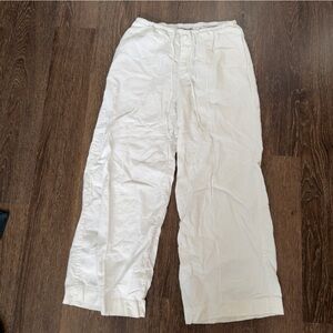 a new day Cream linen pants